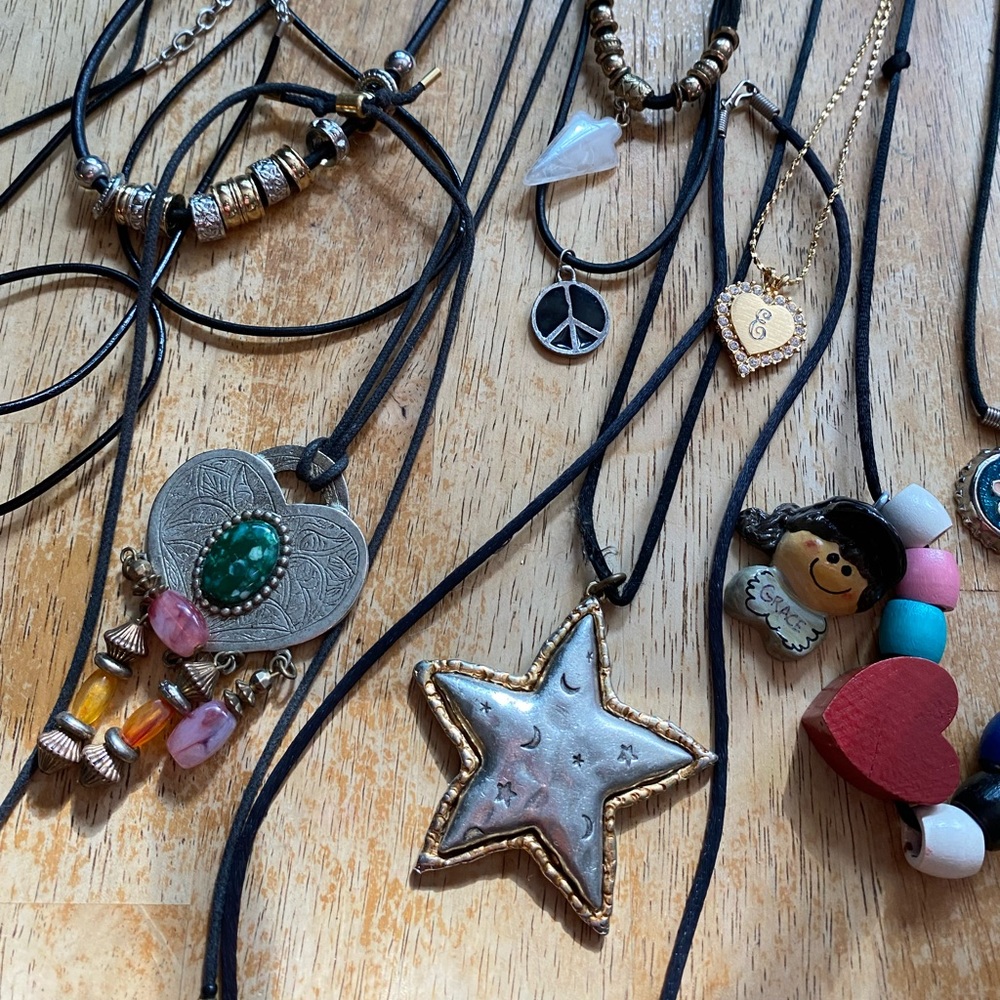 16 necklaces. Variety!